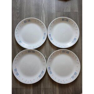 Corelle Country Pride Cat 10" Dinner Plates Set Of 4